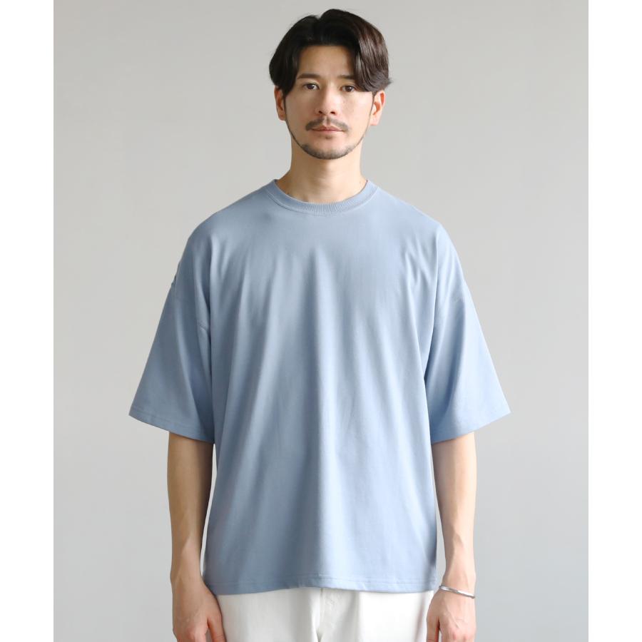 Tシャツ カットソー トップス メンズ 夏 夏服 クルーネック 綿 コットン 汗染み防止 半袖｜spu｜12