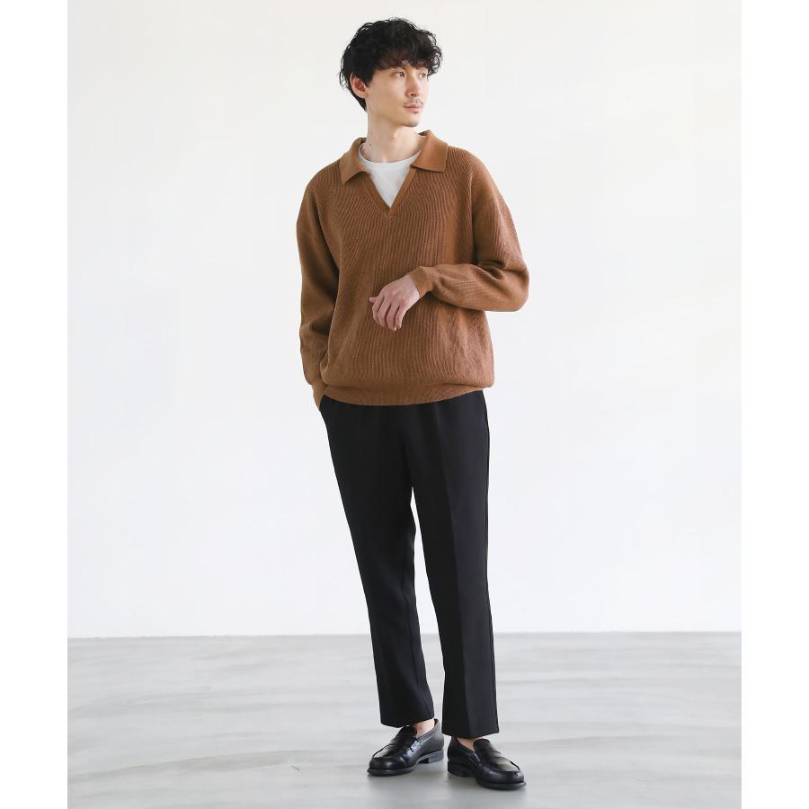 SPU（スプ） ニット スキッパーニット メンズ 長袖 ウォッシャブル