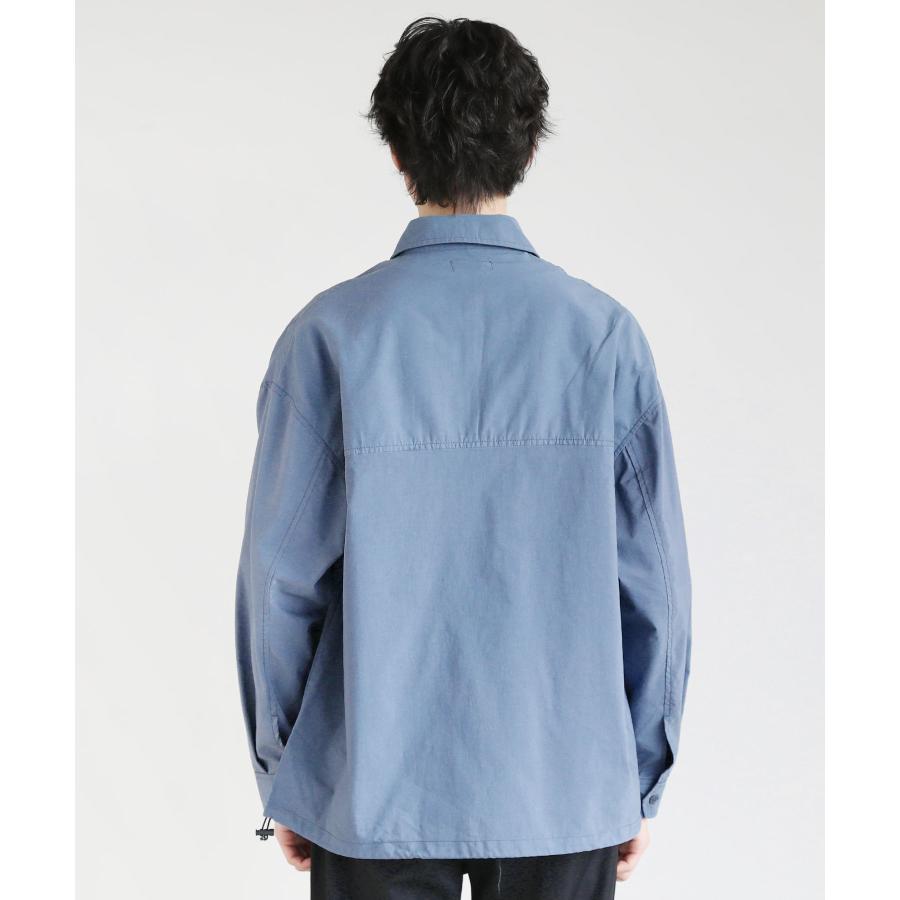 シャツジャケット ジャケット ブルゾン メンズ 長袖 レギュラーカラー