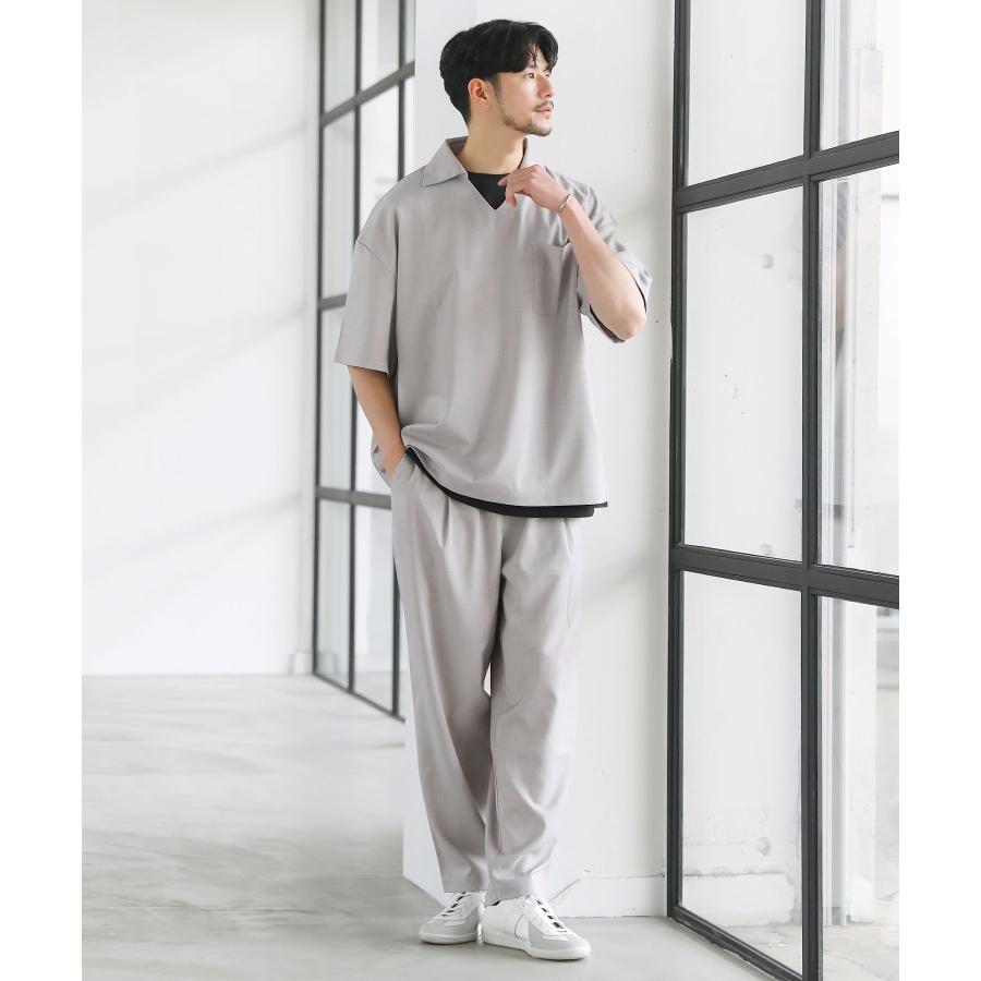 SPU（スプ） 【3点セット】 セットアップ メンズ 夏 シャツ 半袖 5分袖