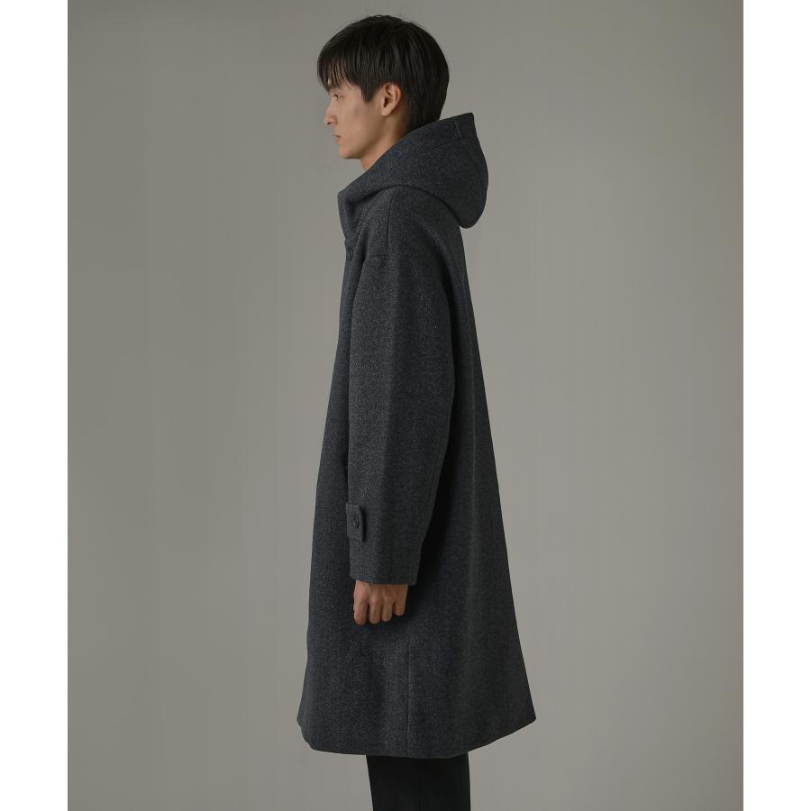 SPU（スプ） コート アウター メンズ 冬 冬服 メルトン フード