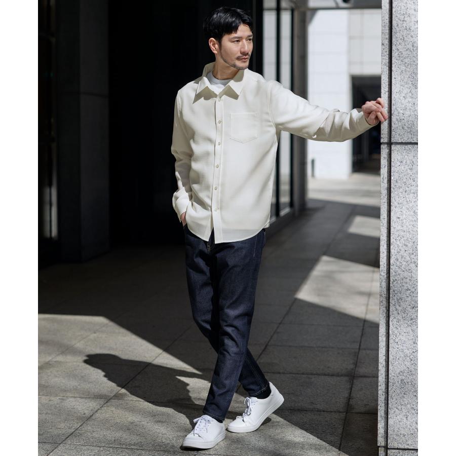 SPU（スプ） シャツ レギュラーカラーシャツ カジュアルシャツ メンズ 