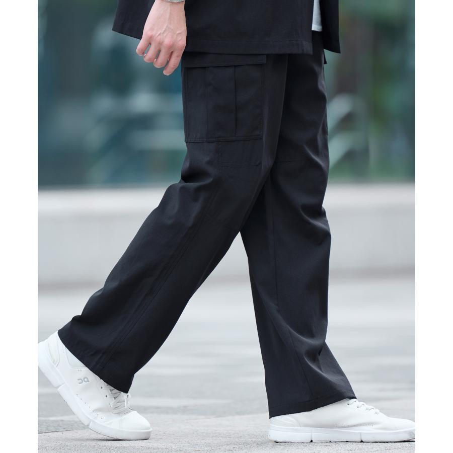 メンズᎷサイズ　カーゴパンツ　ブラック エクストララージ（XLARGE）（メンズ、レディース）RIPSTOP カーゴ