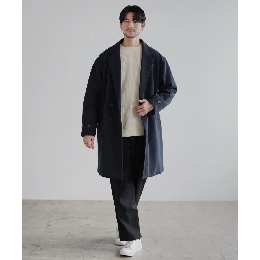 SPU（スプ） チェスターコート メルトンコート ロングコート メンズ