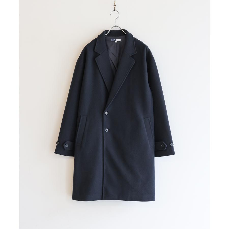 SPU（スプ） チェスターコート メルトンコート ロングコート メンズ