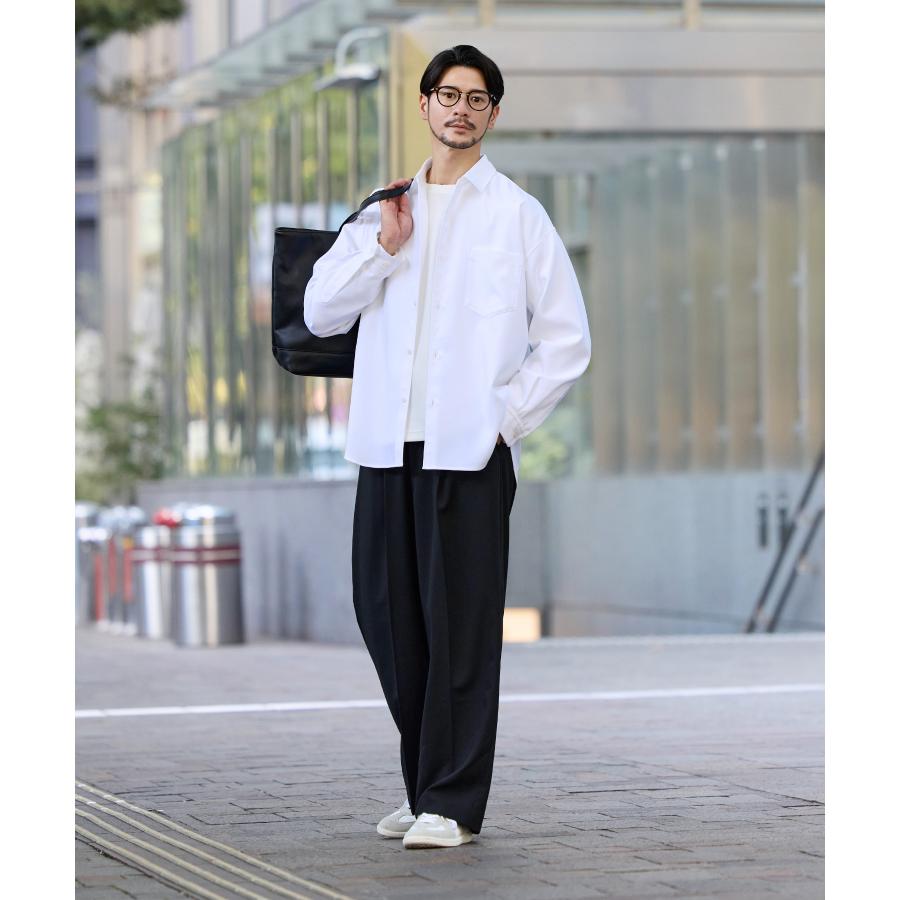 SPU（スプ） スラックス ワイドパンツ ボトムス メンズ 秋 秋服 防シワ