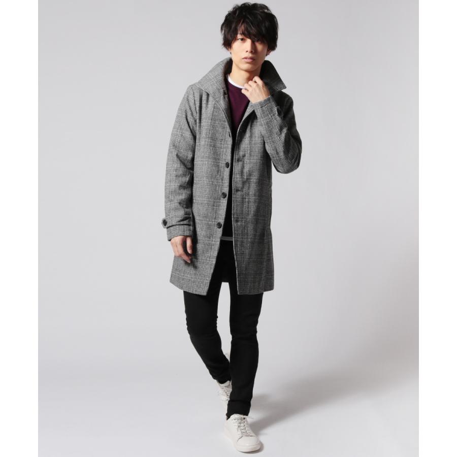 ロングコート ウールメルトン コート メンズ ビジネスコート ブランド