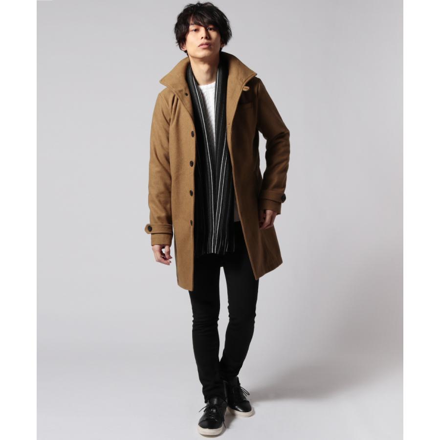 ロングコート ウールメルトン コート メンズ ビジネスコート ブランド