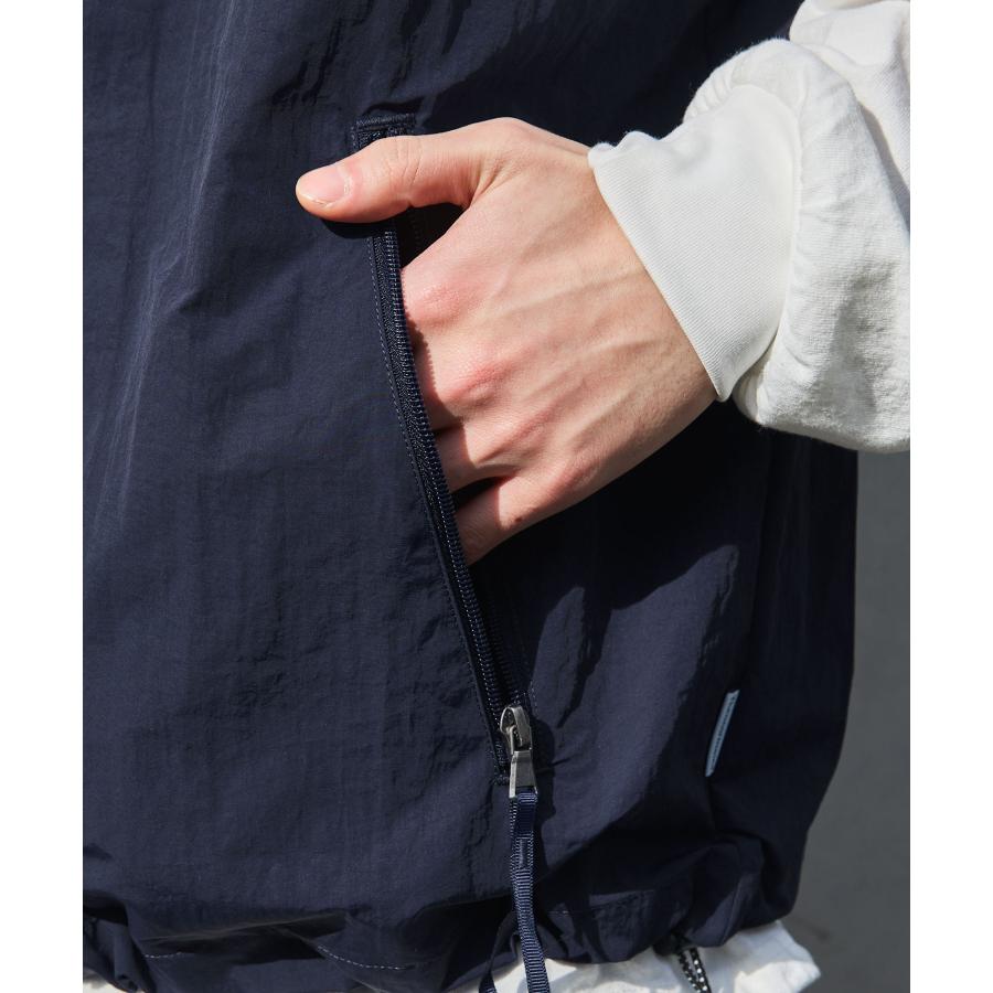 The unormwind 【セットアップ対応】 ベスト メンズ 春 長袖 ナイロン