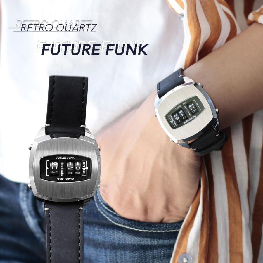Future Funk フューチャーファンク Ff101 Sv Lbk クオーツ腕時計 メンズ レディース ペア ユニセックス Wat Sputnicks スプートニクス 通販 Yahoo ショッピング
