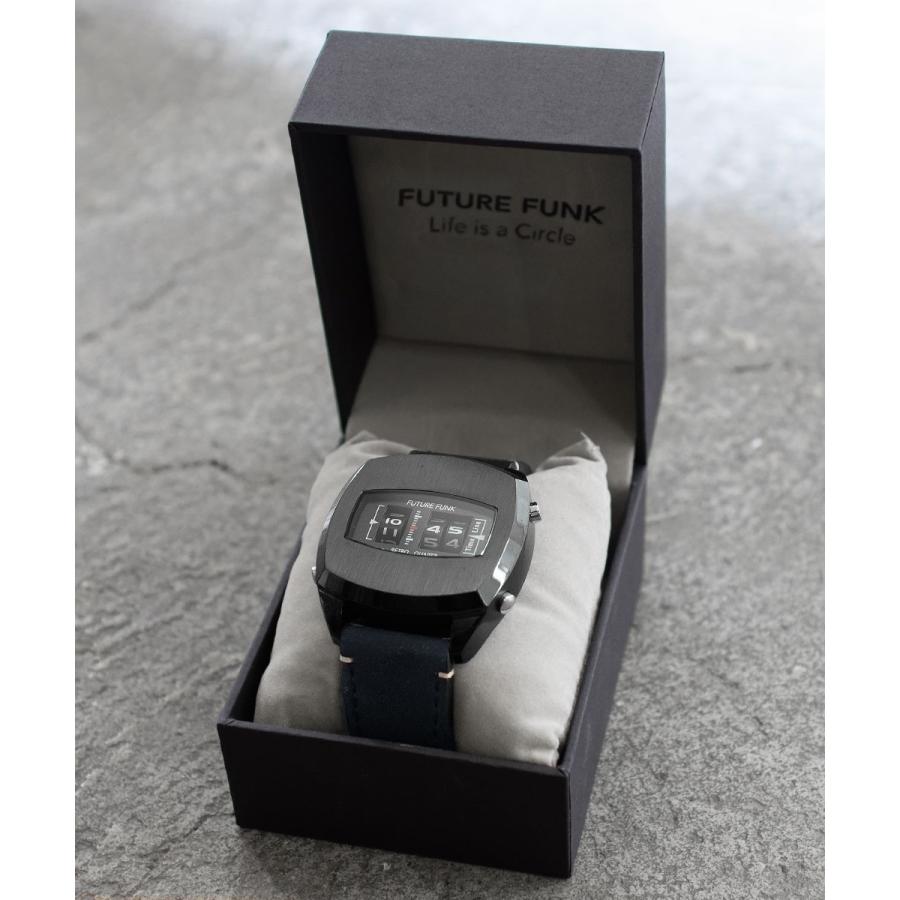 FUTURE FUNK フューチャーファンク FF101-BK-LBK クオーツ腕時計