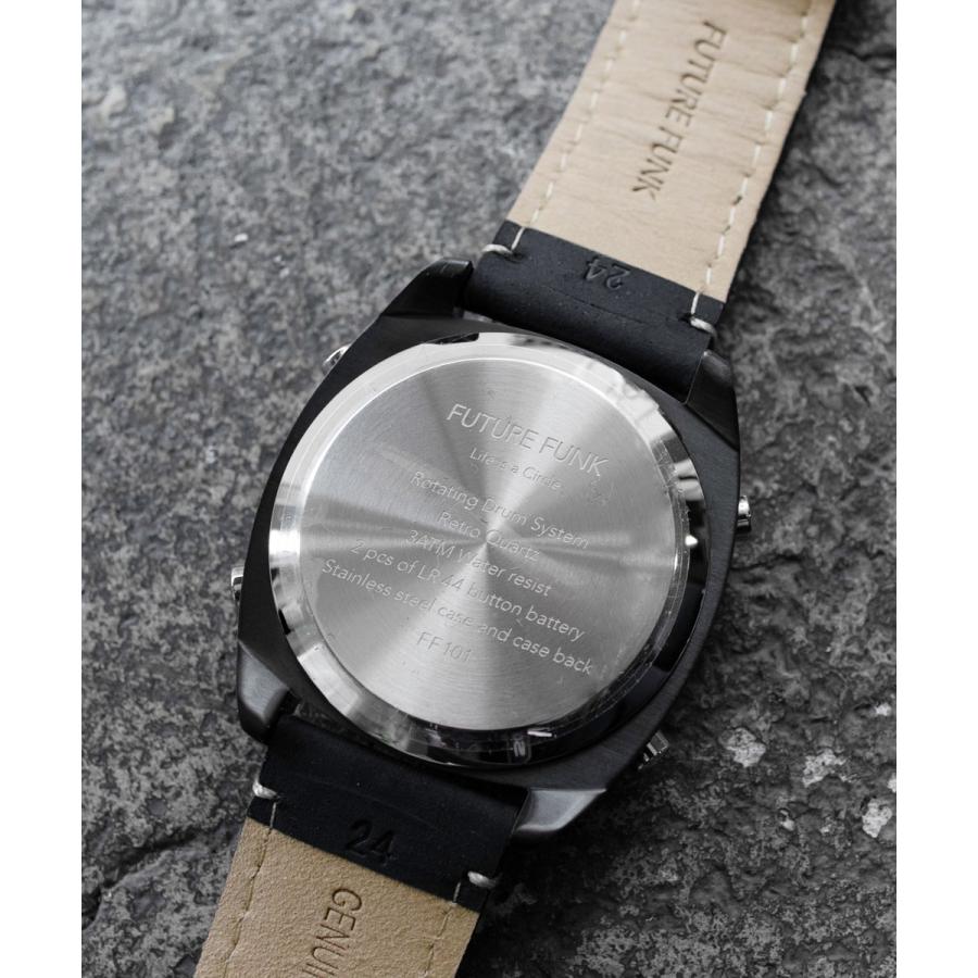 FUTURE FUNK フューチャーファンク FF101-BK-LBK クオーツ腕時計