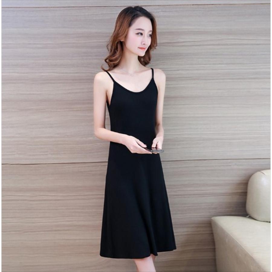 ペチコート ワンピース ペチワンピ レディース キャミソール