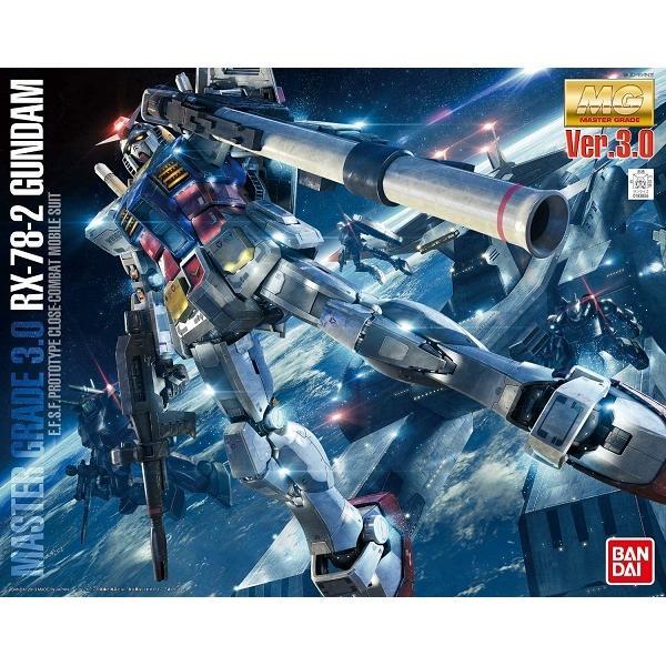 【新品】1週間以内発送　MG 機動戦士ガンダム RX-78-2 ガンダムVer.3.0 1/100スケール 色分け済みプラモデル がんだむ ガンプラ｜spw-2nd｜02