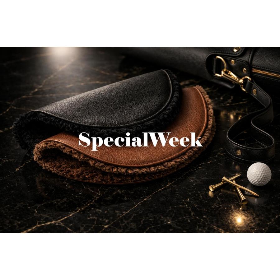 BVGCHANNEL パターカバー ルーナピエーナ 最高級天然極本革 レザー 職人仕立て マレット型対応 ボタン式 ゴルフ ギフト ブラック　ブラウン　黒　茶 |  | 15