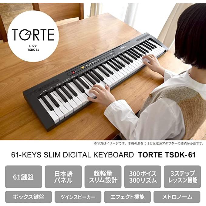 カシオ CASIO ベーシックキーボード ブラック [61鍵盤] CT-S200BK 