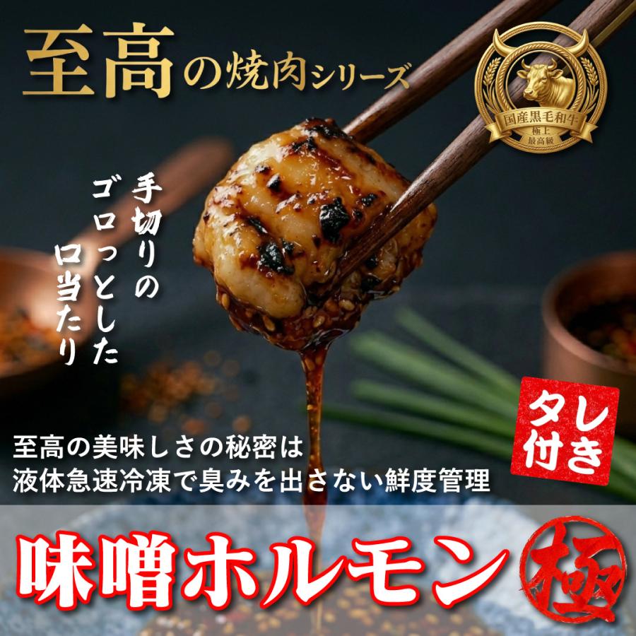 【至高の焼肉　味噌ホルモン3パック】国産牛味噌ホルモン150g×3パック　タレ付き　焼肉　鍋におすすめ | 