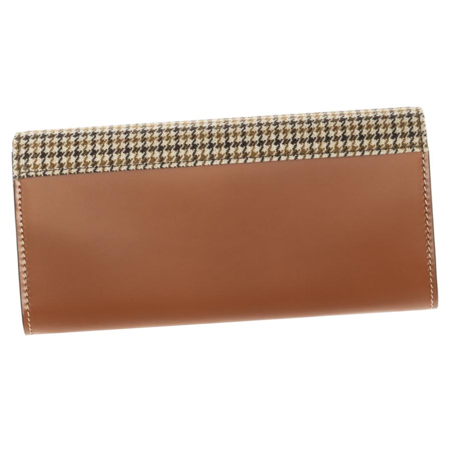 セリーヌ CELINE 財布 二つ折り長財布 フラップウォレット ツイード