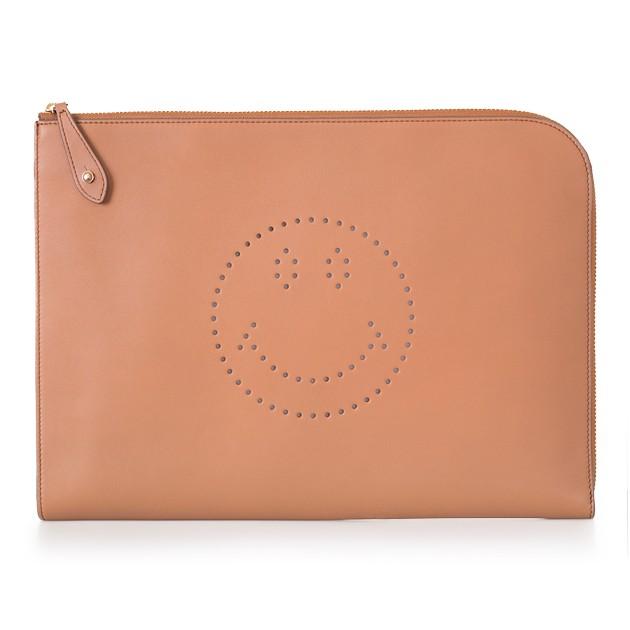 アニヤハインドマーチ Anya Hindmarch ドキュメントケース 革 スマイリー シルクレザー サイズ Document Case Smiley メンズ レディース Anyahindmarch Zokzok 通販 Yahoo ショッピング