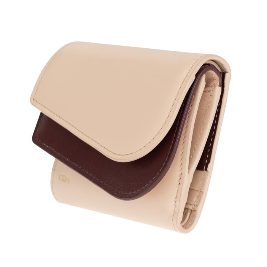 100%本物保証! クロエ 財布 三つ折り KIKI CHC21WP514F49001 レザー Chloe クロエ 三つ折り財布 小銭入れ付き