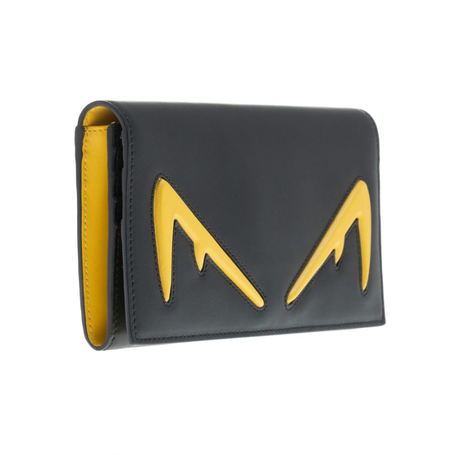 最初の 人気✨FENDI モンスター バグズアイ 二つ折り 長財布 7M0264