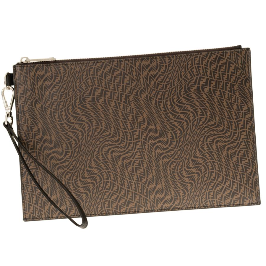 フェンディ ポーチ クラッチバッグ メンズ レディース ブラウン FF ズッカ柄 FENDI 7N0110 AFSX FOH3C レザー 革 茶 男性  ギフト プレゼント :fendi-7n0110-afsx-foh3c:ZOKZOK - 通販 - Yahoo!ショッピング