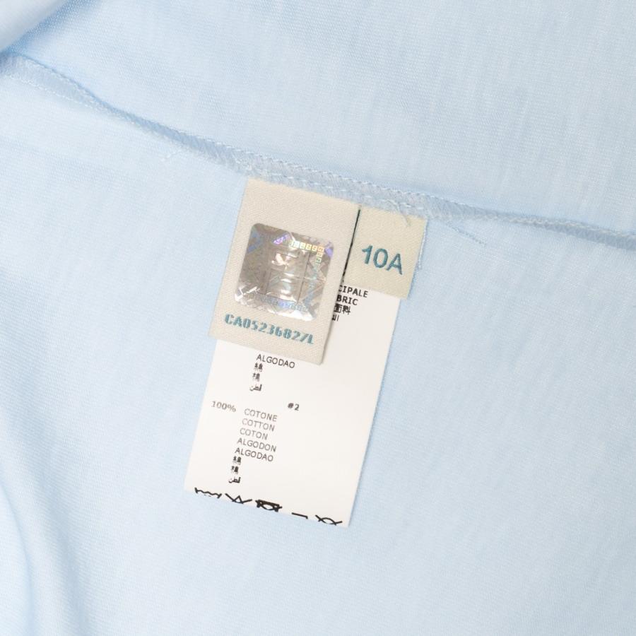 フェンディ FENDI Tシャツ ワンピース キッズ コットン ライトブルー