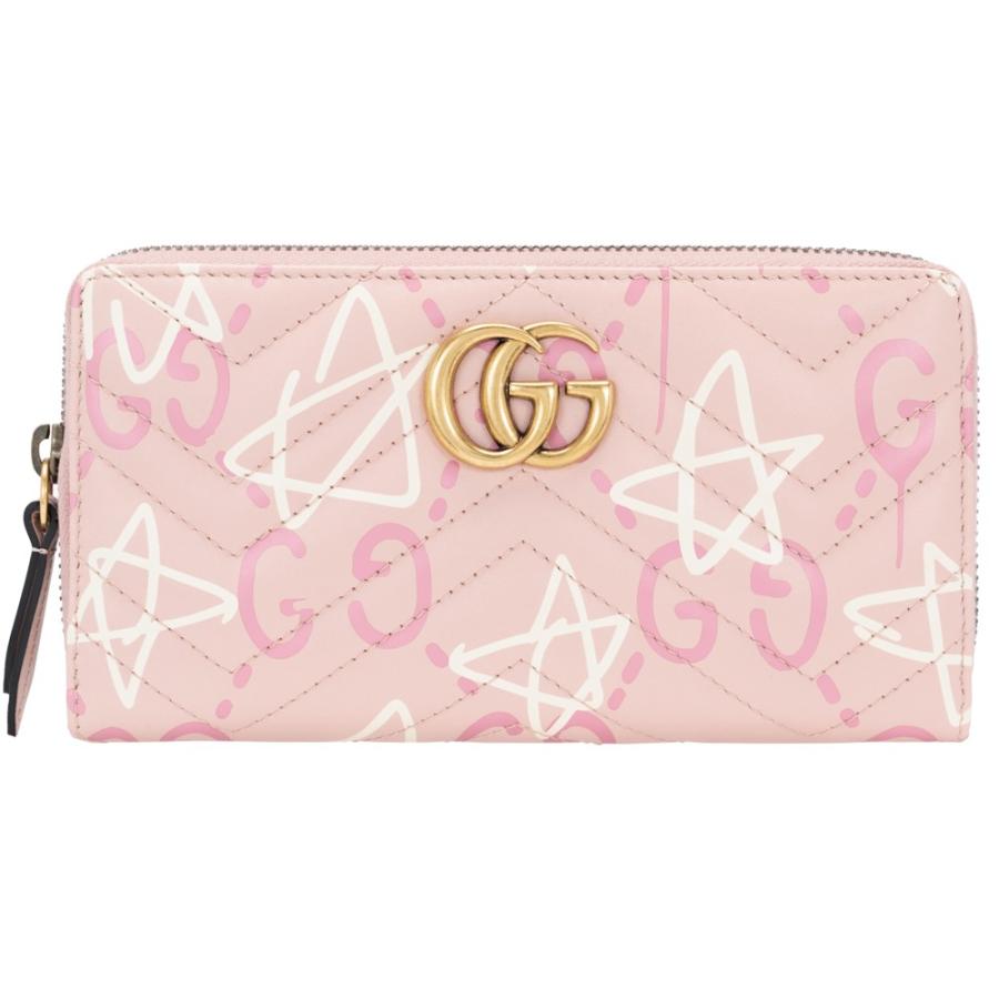 グッチ 財布 長財布 さいふ サイフ Gucci ファスナー長財布 レディース Ggマーモント ピンク ゴースト レザー Dsscj 5966 イタリア製 Gucci dsscj5966 Zokzok 通販 Yahoo ショッピング