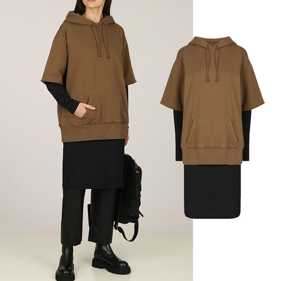 12Y/MM6MaisonMargiela/パーカー/オレンジ トップス 