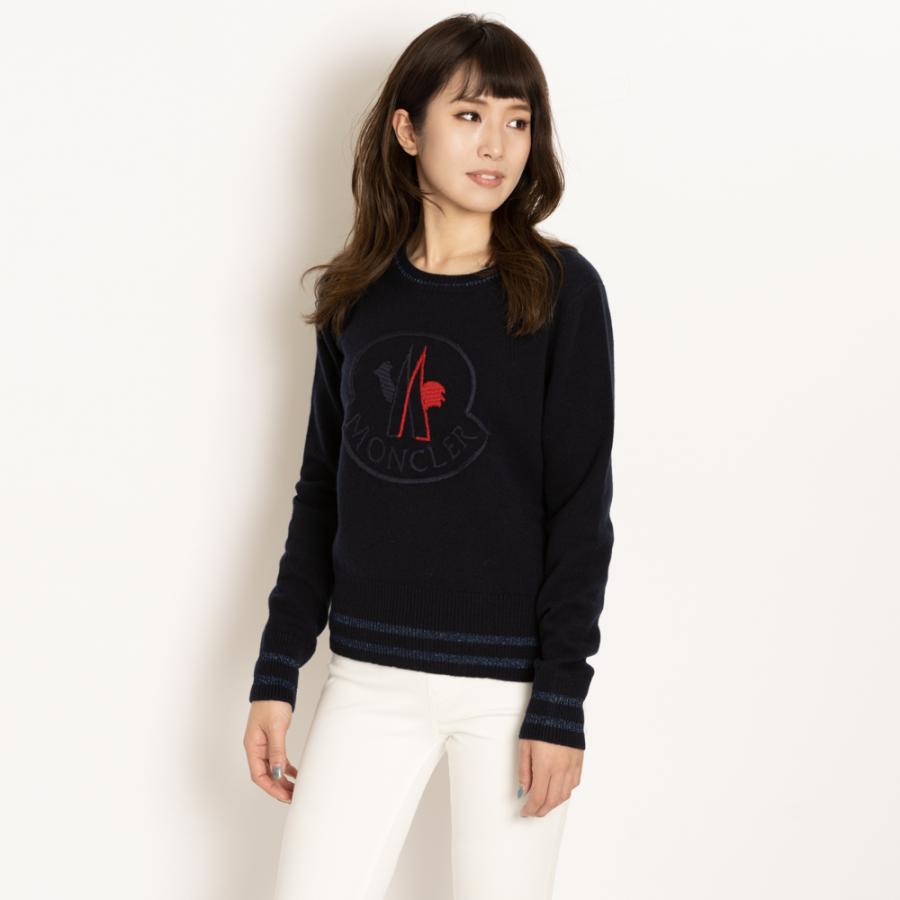 モンクレール MONCLER トップス セーター レディース ネイビー S/M 9055650 A9234 742 ウール/カシミア MAGLIONE  TRICOT GIROCOLLO :moncler-9055650:ZOKZOK - 通販 - Yahoo!ショッピング