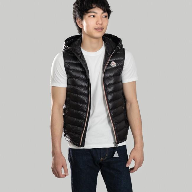 モンクレール メンズ ダウンベスト Moncler ブラック Gien Gilet 4332499 53029 999 サイズ0 春夏 Gien インナーダウン ベスト ジレ フード付 Moncler Gien 4332499 Zokzok 通販 Yahoo ショッピング