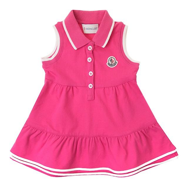 モンクレール ワンピース 女の子 70 ベビー服 ポロ 夏 お洒落 かわいい 6 9か月用 パンツセットノースリーブ ピンク 出産祝い Moncler Zokzok 通販 Yahoo ショッピング