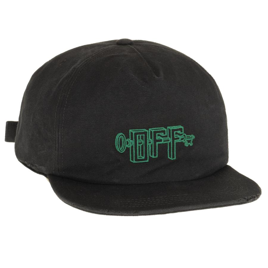 オフホワイト off-white ロゴ キャップ 帽子 ブラック UNIVERSAL KEY 5