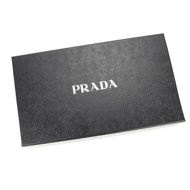 プラダ 財布 PRADA 二つ折り長財布 レディース ブラック 1MH037 ZO6