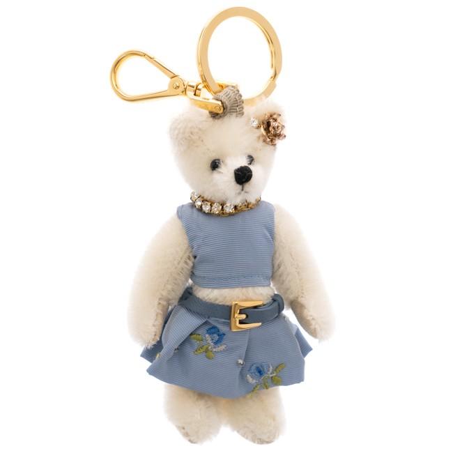 プラダ PRADA テディベア キーホルダー クリスタル オリビア OLIVIA