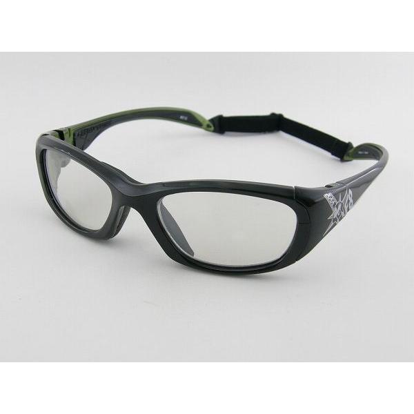 レックスペックス MORPHS-SWRD-53 ゴーグル 度付き可 スポーツ 部活 アイガード 眼を保護 REC SPECS バンド付 ブラック 黒セル | 