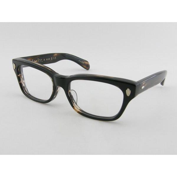 tsetse×甚六作 TCL-SP1-3 メガネフレーム ブラウン 茶 眼鏡 レトロ めがね 男女兼用 クラシカル ウェリントン ツェツェ感 度付可 国産 日本製 | 