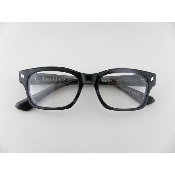 tsetse×甚六作 TCL-003-5 メガネフレーム グレー 灰色 眼鏡 レトロ めがね 男女兼用 クラシカル ウェリントン ツェツェ感 度付可 シャープ 知的 |  | 01