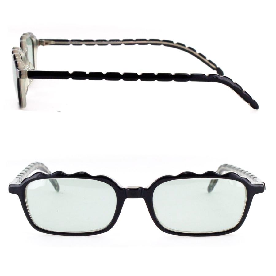 [JF Rey]ジェイエフレイ デッドストック 新品 入手困難 サングラス J 701 N/356 ブラック かわいい フランス なみなみ 波 レトロ お洒落 おしゃれ |  | 04