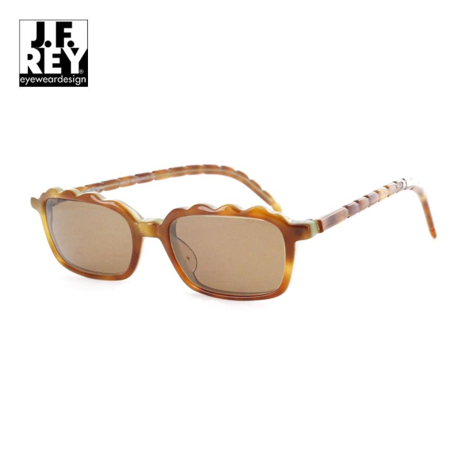 [JF Rey]ジェイエフレイ デッドストック 新品 入手困難 サングラス J 701 703/062 ブラウン グリーン かわいい フランス なみなみ 波 レトロ お洒落 おしゃれ | 