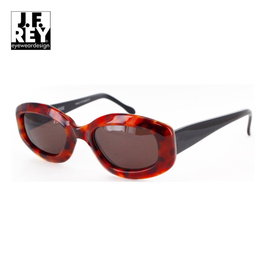 [JF Rey]ジェイエフレイ デッドストック 新品 入手困難 サングラス J 447 588 デミ かわいい フランス スクエア ブラウン レトロ お洒落 正規品 おしゃれ | 