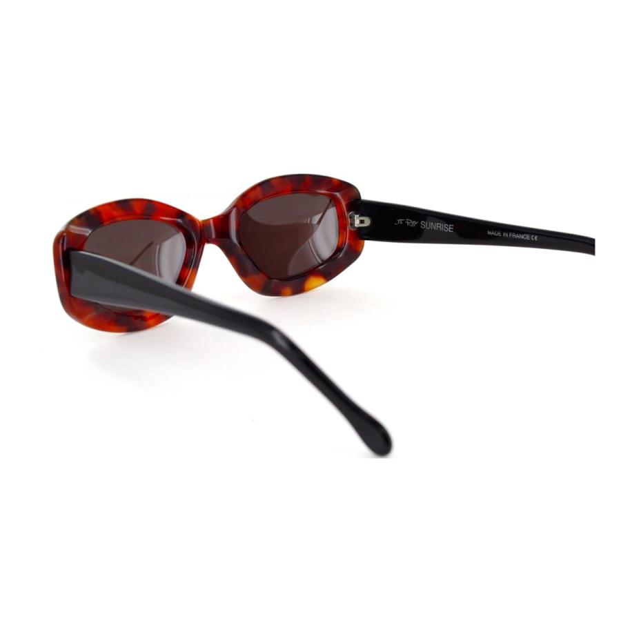 [JF Rey]ジェイエフレイ デッドストック 新品 入手困難 サングラス J 447 588 デミ かわいい フランス スクエア ブラウン レトロ お洒落 正規品 おしゃれ |  | 01