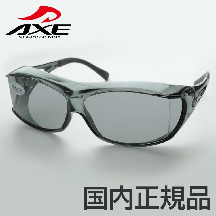 アックス AXE 偏光サングラス 605P-SM スポーツシーンに メガネ装着可 機能的 クリアカラー｜squacy