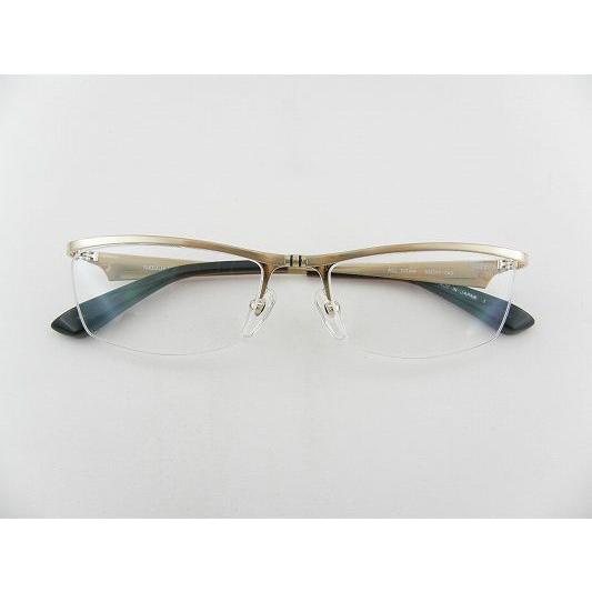 [ファクトリー] 跳ね上げ メガネ フレーム ゴールド JP002-１ フリ ップ 眼鏡 メタル 日本製 耐久性 めがね 度付可 老眼鏡可 サングラスにも 正規品 |  | 02