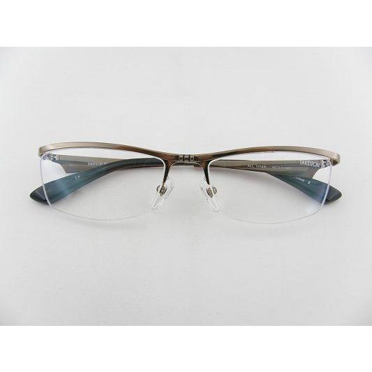 [ファクトリー] 跳ね上げ メガネフレーム ブラウン JP002-2 フリップ 眼鏡 メタル 日本製 耐久性  めがね 度付可 老眼鏡可 サングラスにも 正規品 |  | 02