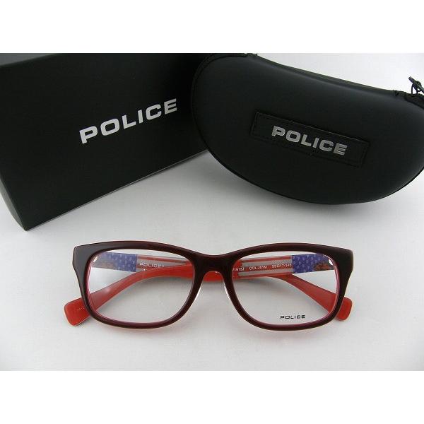 POLICE（ポリス） POLICE 1913J-J61M メガネ レンズセット 眼鏡