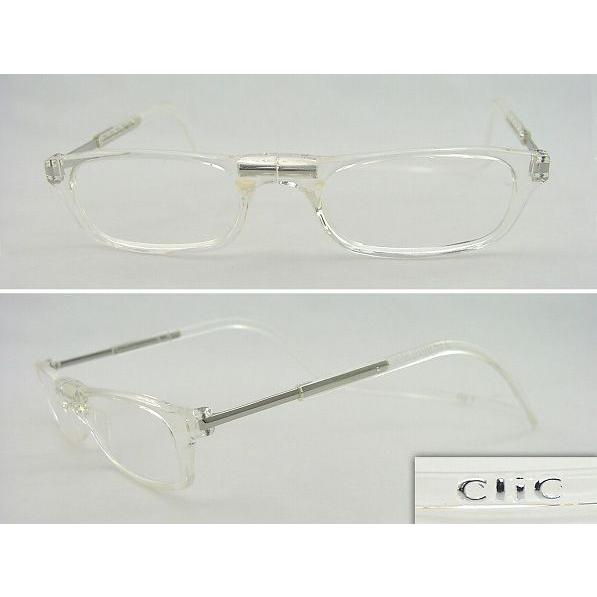 クリックリーダーclic老眼鏡 3 0クリア マグネット 便利 軽量 パソコン デスクワーク 作業用 磁石 火野 正平 さん 秋野暢子 さん愛用 安い 激安 プチプラ 高品質