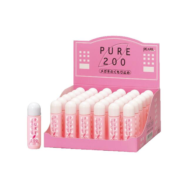 【ネコポス無料】眼鏡のくもり止めpure200 長持ち 便利 眼鏡 お手入れ ケア用品 湯気 除菌 ピュア200 新品  曇り止め サングラス めがね 正規品 点滴タイプ12ml |  | 01