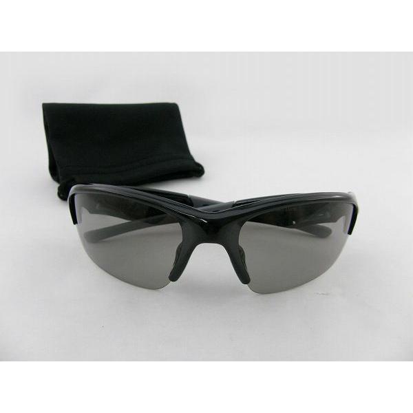 冒険王 LASER SATELLITEレーザーサテライト LST-10A調光偏光サングラスお買得フィッシング黒 ケース付き UVカット | 