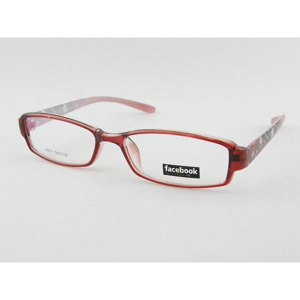 8821-5メガネ レンズセット 形状記憶 度付 軽量 めがね 眼鏡めがね度付対応クリアカジュアル黒 お得セット 度ありフレーム度付 紫 軽い スクエア ZIFL | 